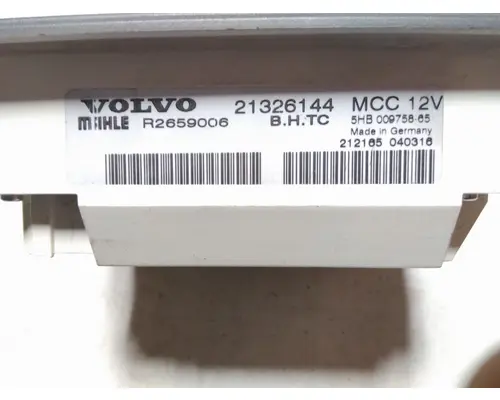 VOLVO VNM TEMPERATURE CONTROL