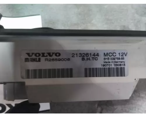 VOLVO VNM TEMPERATURE CONTROL