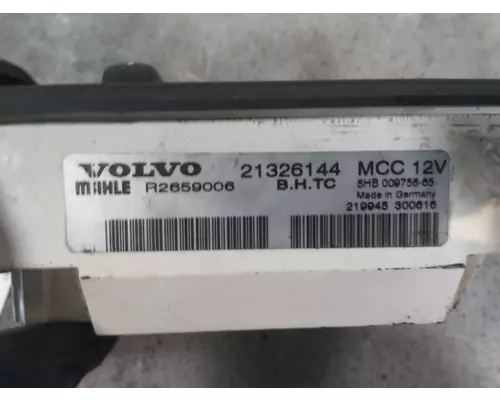 VOLVO VNM TEMPERATURE CONTROL