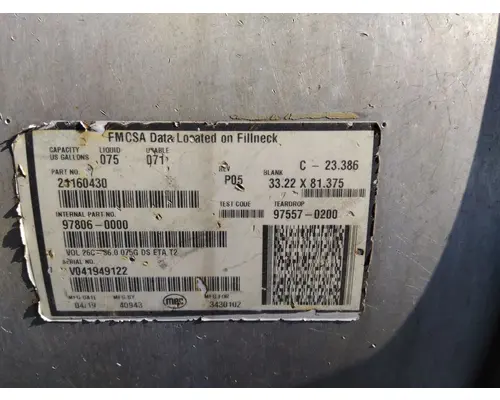 VOLVO VNR 2018-2025 FUEL TANK
