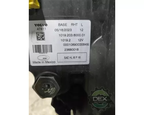 VOLVO VNR Headlamp Assembly