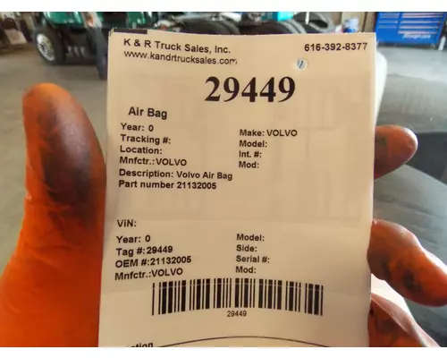 VOLVO VN Air Bag