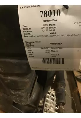 VOLVO VN Battery Box