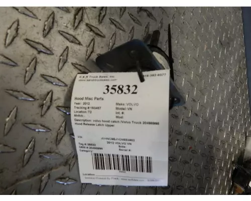 VOLVO VN Body Parts, Misc.