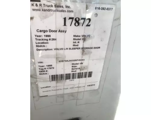 VOLVO VN Cargo Door Assy