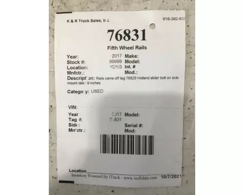 VOLVO VN Fifth Wheel
