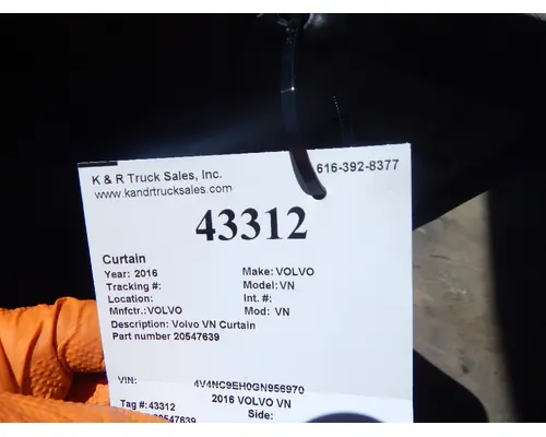 VOLVO VN Interior Parts, Misc.