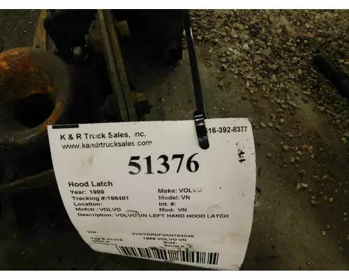 VOLVO VN Latches and Locks