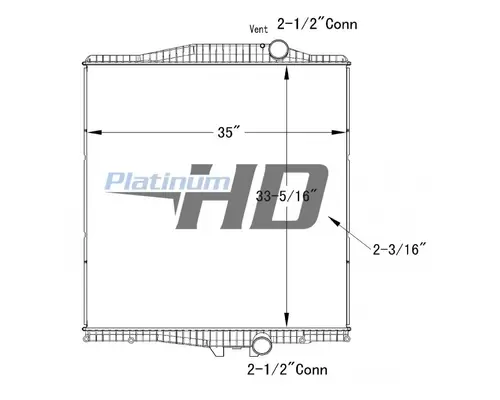 VOLVO VN RADIATOR ASSEMBLY