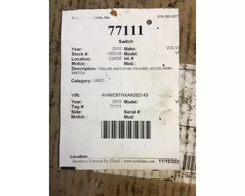 VOLVO VN Switch