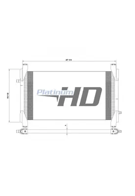VOLVO WG AIR CONDITIONER CONDENSER