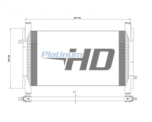 VOLVO WG AIR CONDITIONER CONDENSER