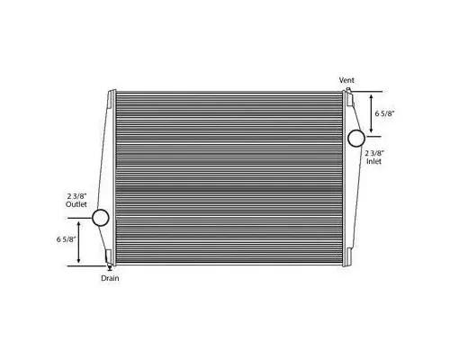 VOLVO WG RADIATOR ASSEMBLY