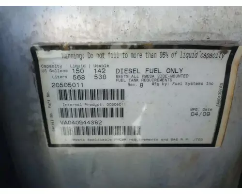 VOLVO WT6630D Fuel Tank