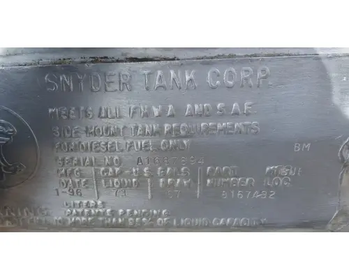 VOLVO WX XPEDITOR Fuel Tank