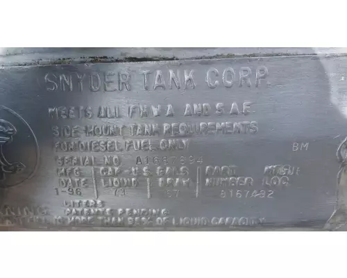 VOLVO WX Xpeditor Fuel Tank