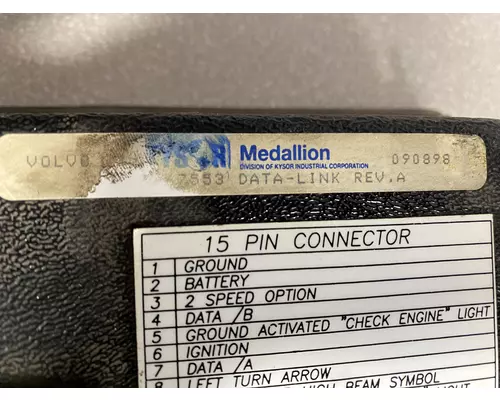 VOLVO WXLL Instrument Cluster