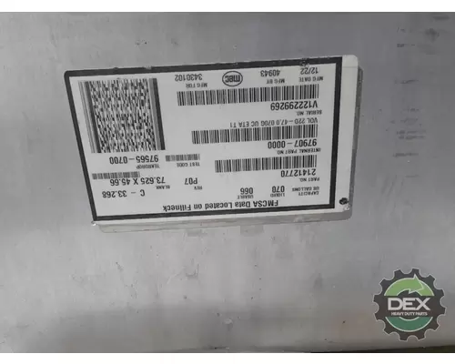 VOLVO  2341 fuel tank