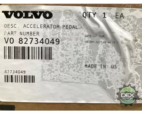 VOLVO  Accelerator Parts