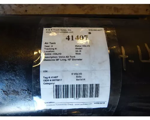 VOLVO  Air Tank