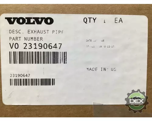 VOLVO  Exhaust Pipe