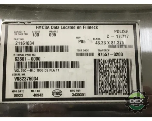 VOLVO  Fuel Tank