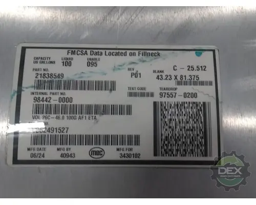 VOLVO  Fuel Tank