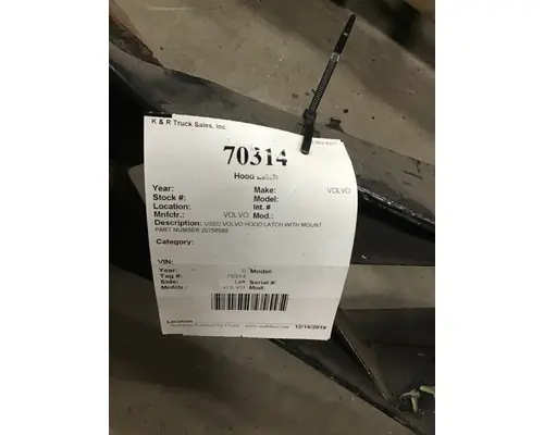 VOLVO  Latches and Locks
