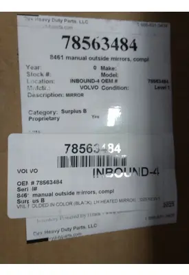 VOLVO  Mirror (Side View)