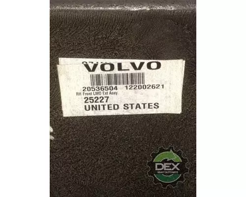 VOLVO  Spoiler, Front