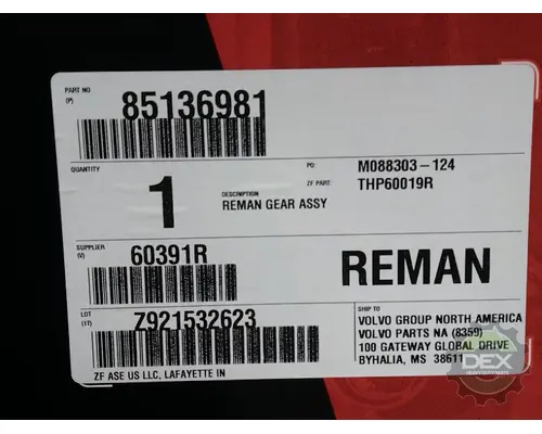 VOLVO  Steering Gear  Rack