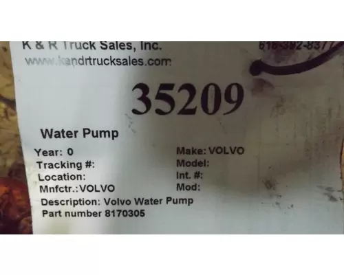 VOLVO  Water Pump