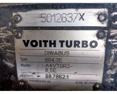 Transmission Assembly VIOTH A4VTOR2-8.5E Complete Recycling Group LLC