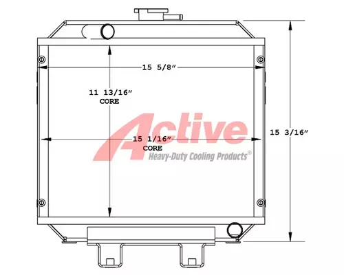 Volvo CE DD15 Compact Roller / D950BG1 Radiator