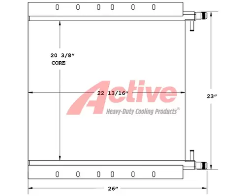 Volvo CE DD90 Roller Engine Oil Cooler