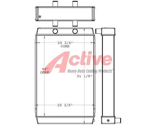 Radiator Volvo CE A35F Active Radiator