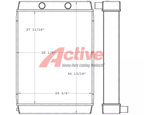 Radiator Volvo CE A40D Active Radiator