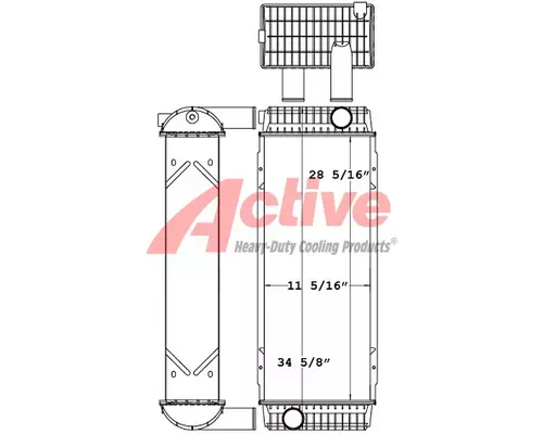 Radiator Volvo CE EC210-D Active Radiator