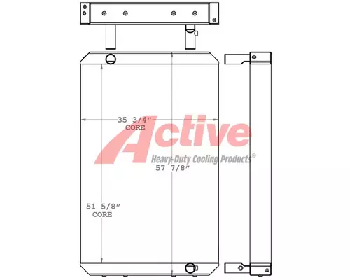 Radiator Volvo CE L350F Active Radiator