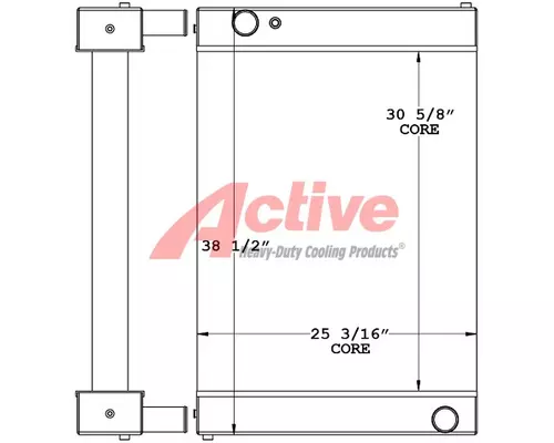 Radiator Volvo CE L70E Active Radiator