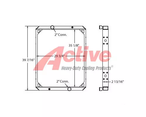 Radiator Volvo CE LC70B Active Radiator