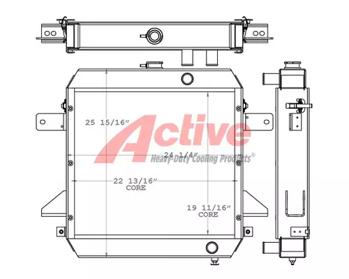 Radiator Volvo CE MC90 Active Radiator