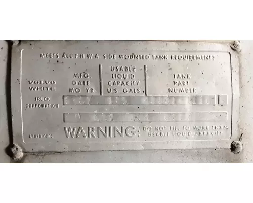 VolvoWhiteGMC WHL Fuel Tank
