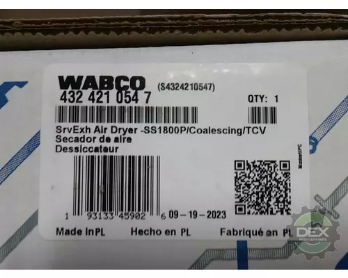 Air Dryer VOLVO  Dex Heavy Duty Parts, LLC  