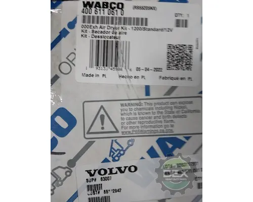 Air Dryer VOLVO  Dex Heavy Duty Parts, LLC  
