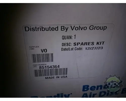 Backing Plate, Front VOLVO  Dex Heavy Duty Parts, LLC  