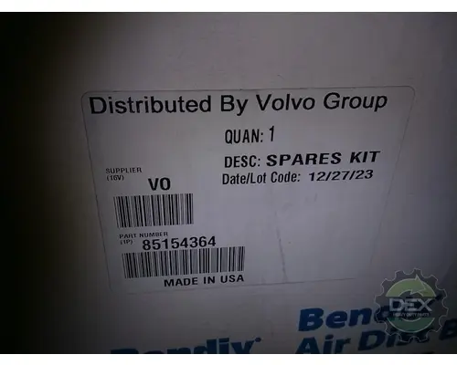 Backing Plate, Front VOLVO  Dex Heavy Duty Parts, LLC  