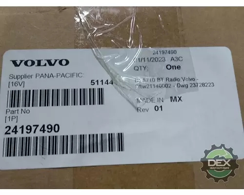Radio VOLVO  Dex Heavy Duty Parts, LLC  