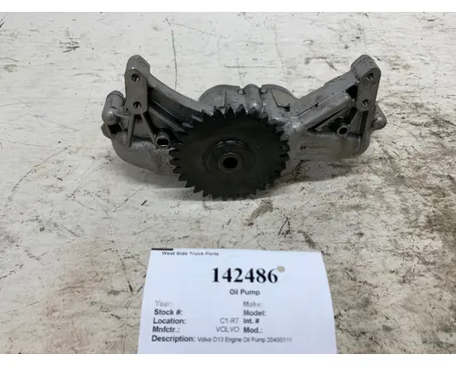 Oil Pump VOLVO 20498516 West Side Truck Parts
