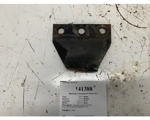 Steering Or Suspension Parts, Misc. VOLVO 20512874 West Side Truck Parts